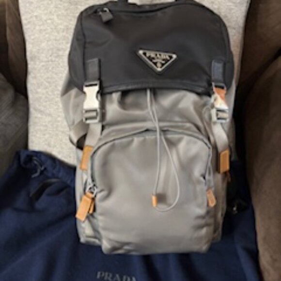 Prada Re-Nylon And Saffiano Backpack - Picture 2 of 9